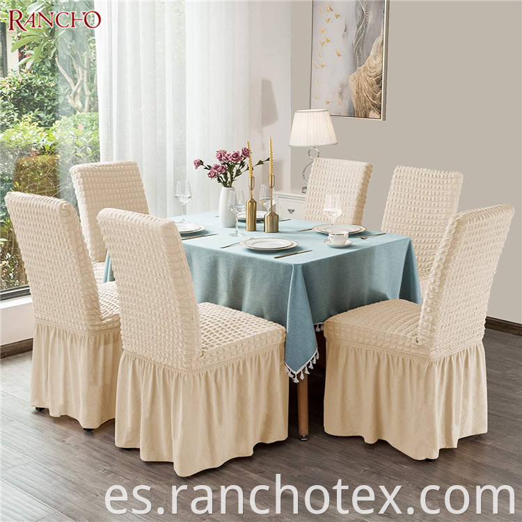 Cubierta de silla de boda de Jacquard Spandex Partido de silla de estiramiento alto Partido de banquetes Cubiertas de silla Chiavari para bodas